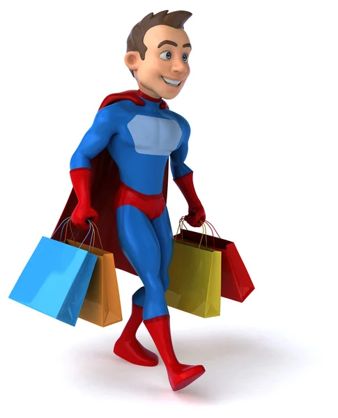 Cartoon Super hero — Stock Photo, Image