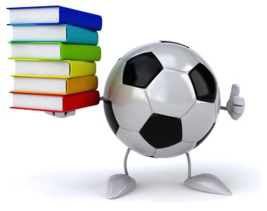 Çizgi film futbol topu