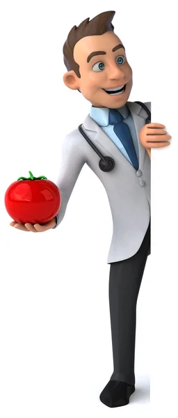 Fun cartoon doctor — Stock Photo, Image