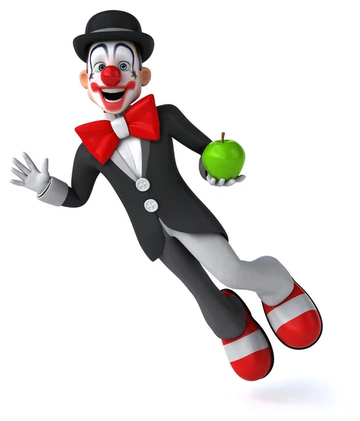 Spaß Cartoon Clown — Stockfoto