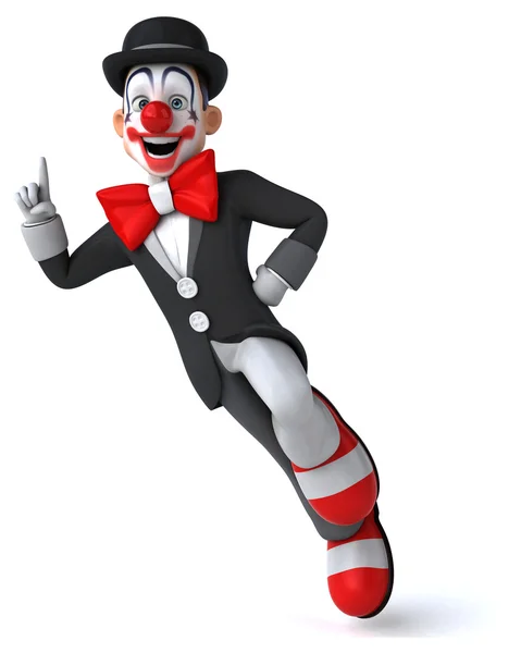 Fun cartoon clown — Stock Photo, Image