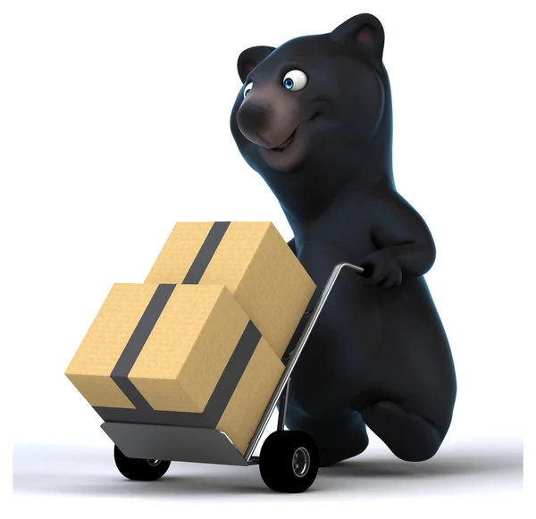 Fun cartoon bear — Stock Photo, Image