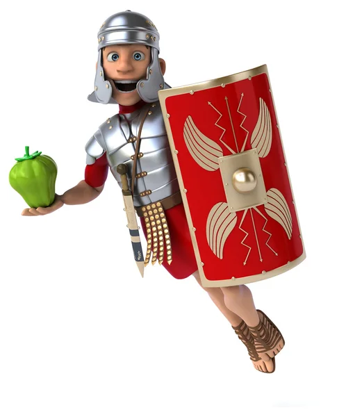 Cartoon roman soldier — Stock Photo, Image