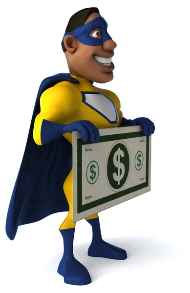 Fun cartoon superhero — Stock Photo, Image