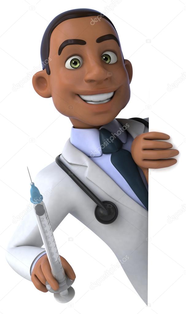 Fun cartoon doctor Stock Photo by ©julos 75613289