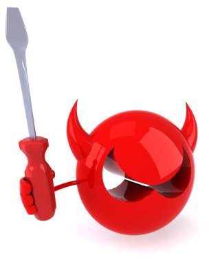 karikatür virüs tornavida ile eğlenceli