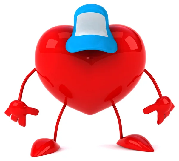 Fun cartoon heart — Stock Photo, Image