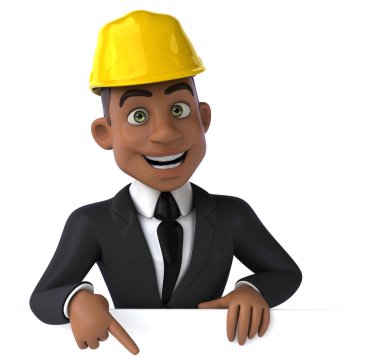 Komik karikatür architector