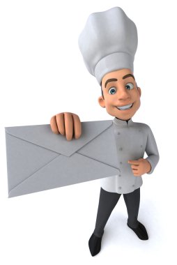 çizgi film Şef mektup ile eğlenceli