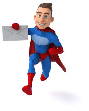 süper kahraman ile mektup eğlenceli
