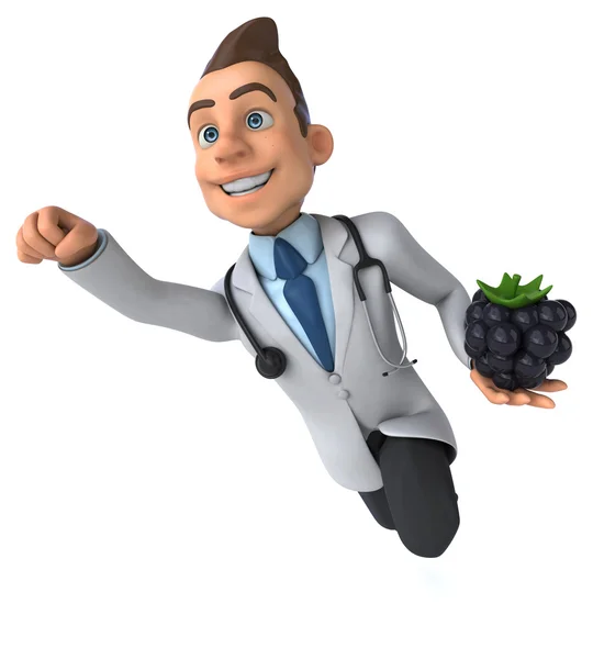 Fun cartoon doctor — Stock Photo, Image