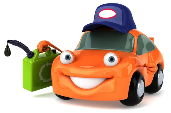 Fun cartoon car — Stock Photo, Image