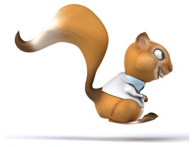 Eğlenceli çizgi film sincap