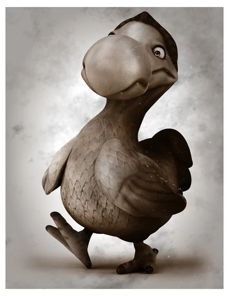 Fun cartoon Dodo bird — Stock Photo, Image