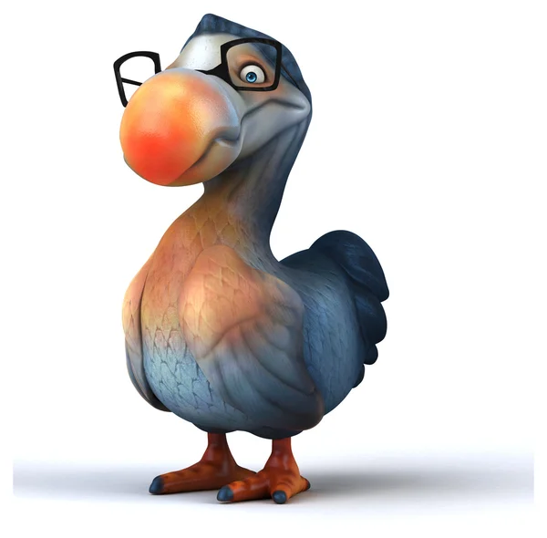 Roliga tecknade dodo-fågeln — Stockfoto