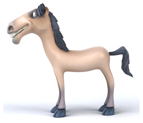 Divertido caballo de dibujos animados —  Fotos de Stock