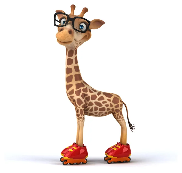 Leuke cartoon giraffe — Stockfoto