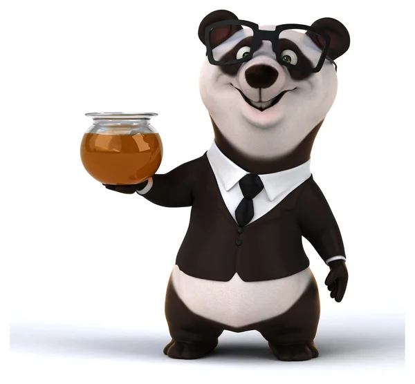 Funny cartoon panda — Stock Photo, Image