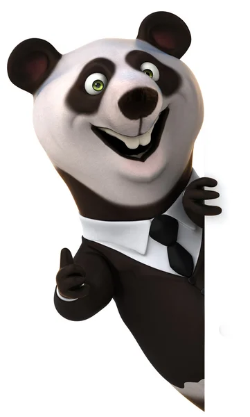 Funny cartoon panda — Stock Photo, Image