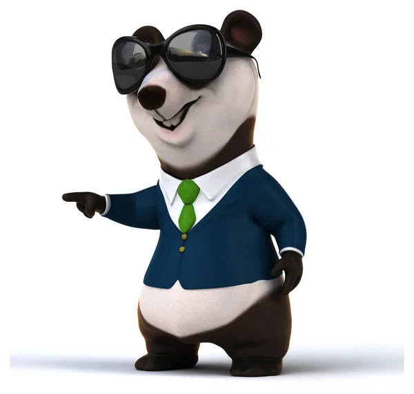 Funny cartoon panda — Stock Photo, Image