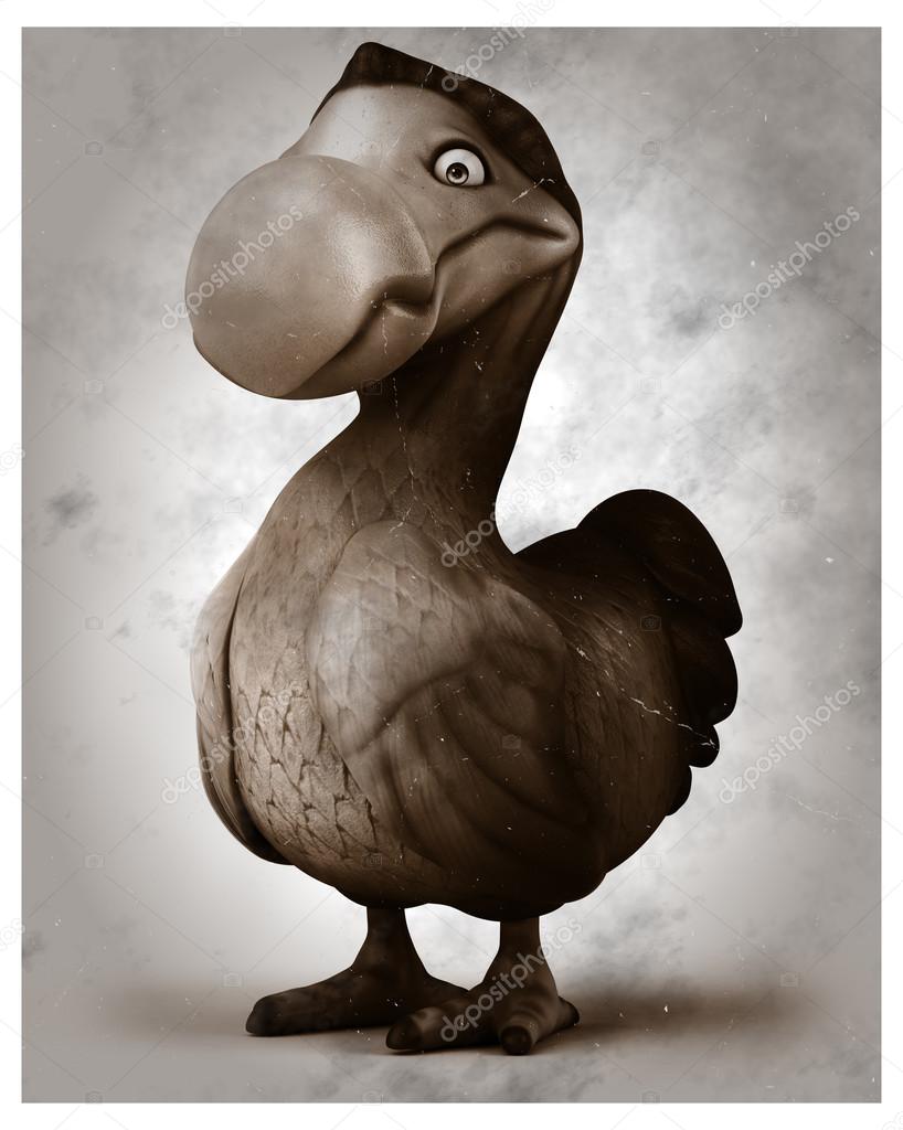 Oiseau Dodo Amusant Dessin Animé Photographie Julos