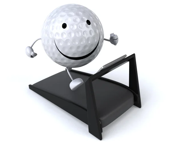 Cartoon-Golfball — Stockfoto