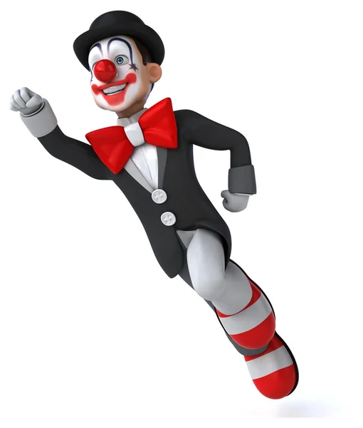 Spaß Cartoon Clown — Stockfoto