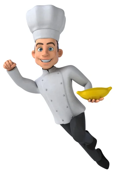 Divertido chef dos desenhos animados — Fotografia de Stock