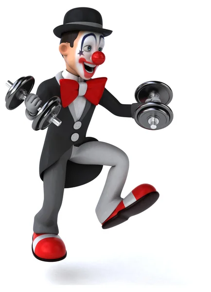 Spaß Cartoon Clown — Stockfoto