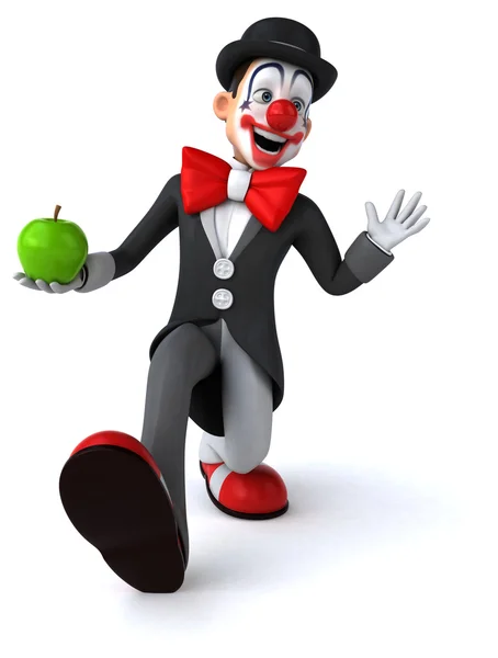 Spaß Cartoon Clown — Stockfoto