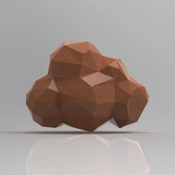 3d Brown Cloud — стоковое фото