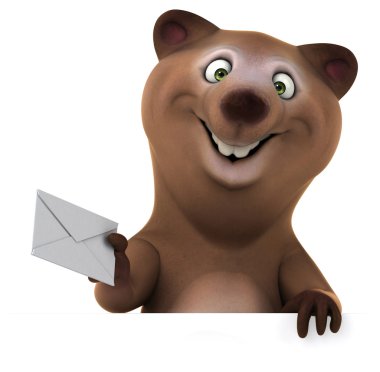 Eğlenceli çizgi film ayı