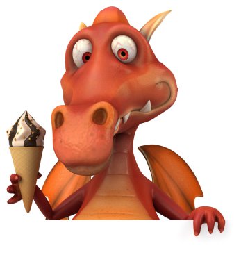 Eğlenceli çizgi film dragon