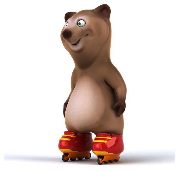 Divertido oso de dibujos animados —  Fotos de Stock