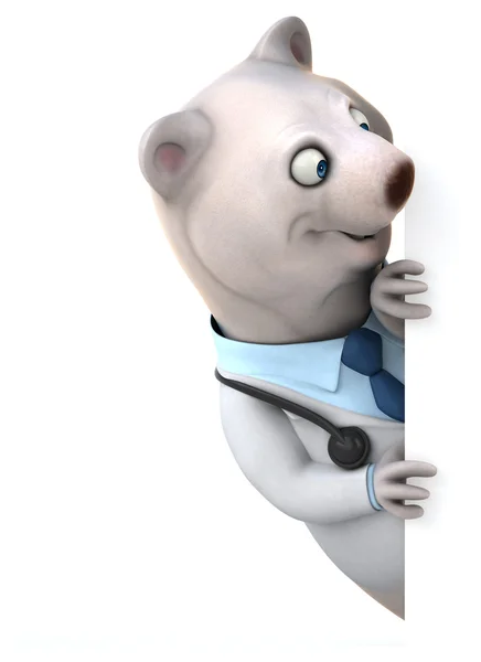 Fun cartoon bear — Stock Photo, Image