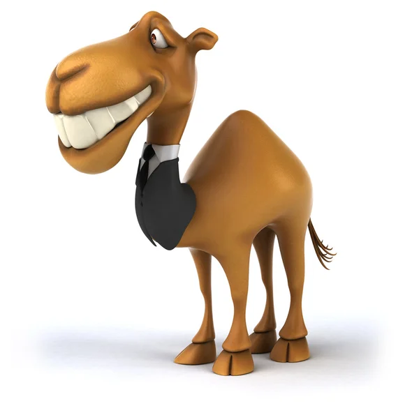 Fun camel in suit — Stock Photo, Image