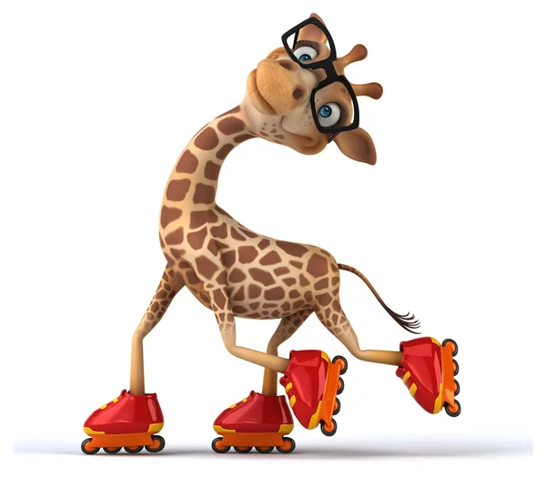 Lustige Cartoon-Giraffe — Stockfoto