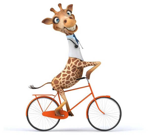 Spaß Cartoon-Giraffe — Stockfoto