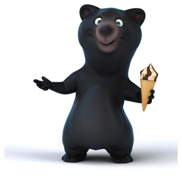 Fun cartoon bear — Stock Photo, Image