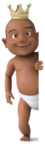 Fun cartoon baby — Stock Photo, Image