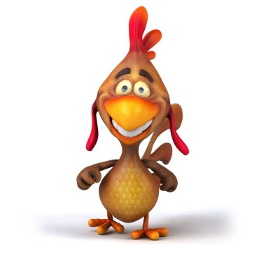 Eğlenceli çizgi film tavuk