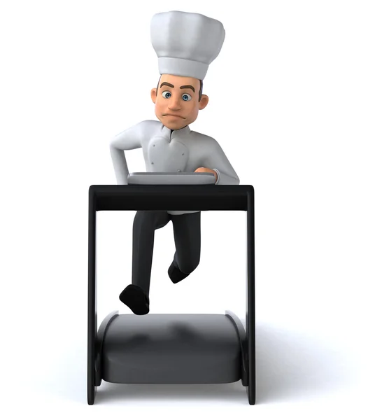 Leuke cartoon chef-kok — Stockfoto