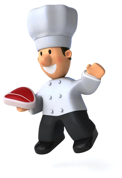 Fun cartoon chef — Stock Photo, Image