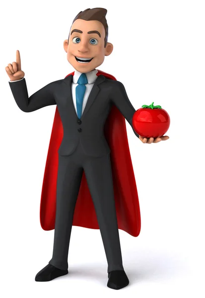 Fun cartoon businessman — Stock Photo, Image