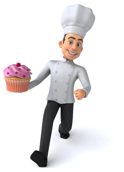 Fun cartoon chef — Stock Photo, Image