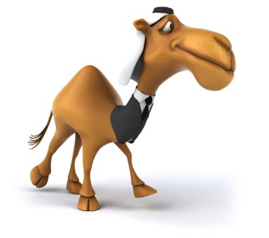 Eğlenceli çizgi film deve