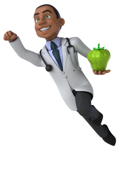 Fun cartoon doctor — Stock Photo, Image