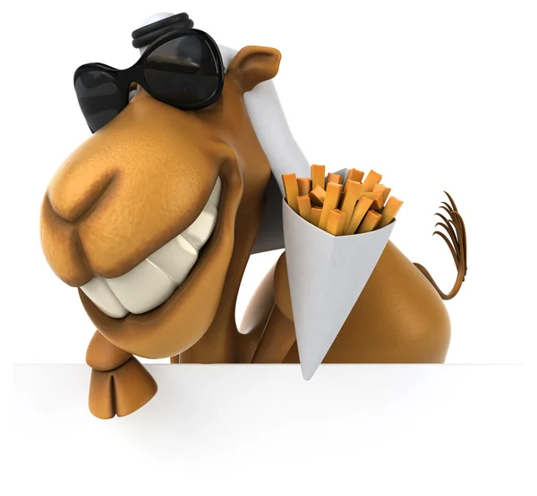 Fun cartoon camel — Stock Photo, Image