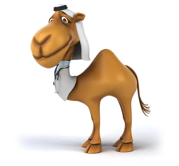 Camelo engraçado dos desenhos animados — Fotografia de Stock