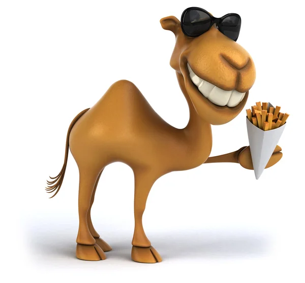 Funny cartoon camel — Stock Photo, Image